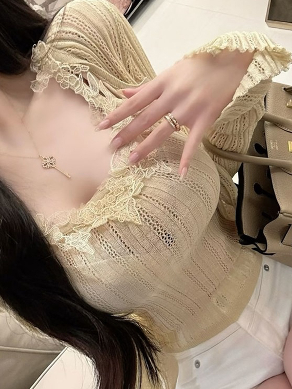 Korean Style Light Maturity La - Elastic Lace Trim ulasan dan harga