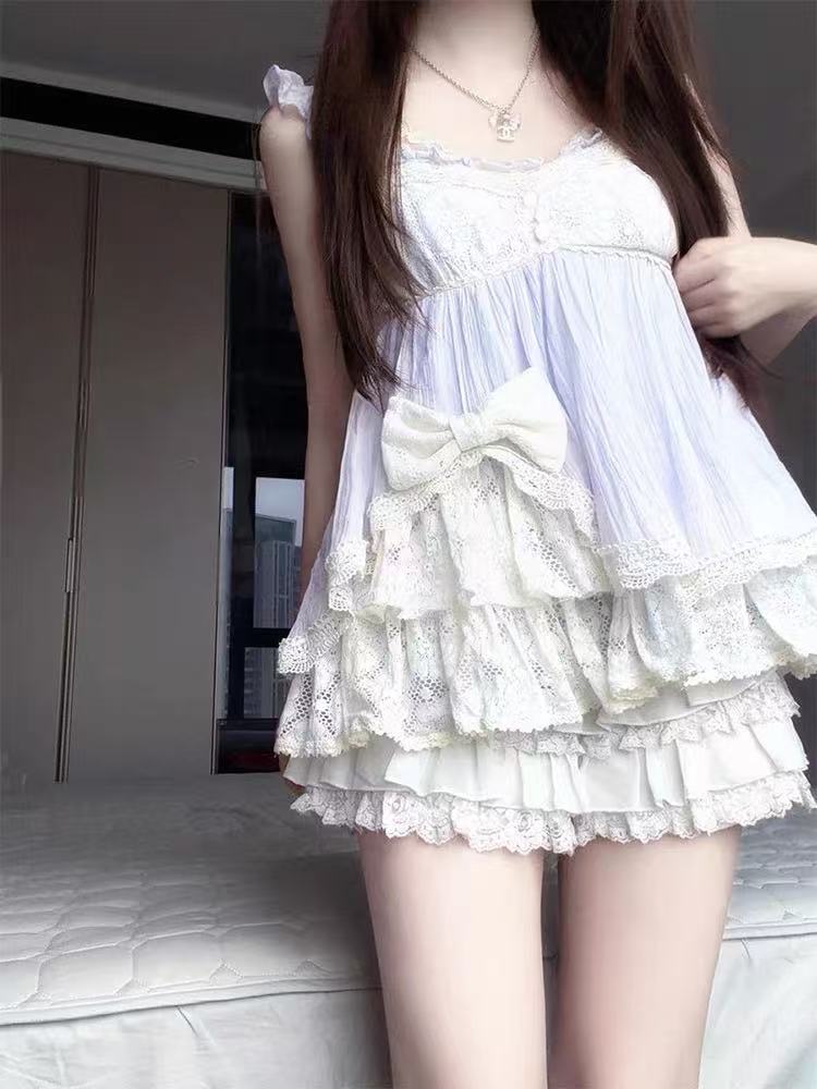 Coquette Ryousangata Dollcore  - Elastic Lace Trim ulasan dan harga
