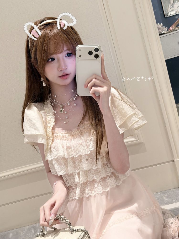Japanese Vintage Sweet Lolita  - Elastic Lace Trim ulasan dan harga