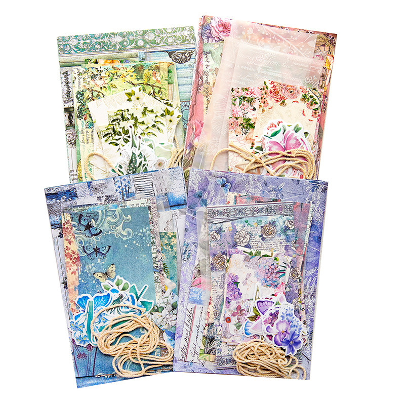 1pack/40pcs Large Size Vintage - Embellishments For Scrapbooking ulasan dan harga