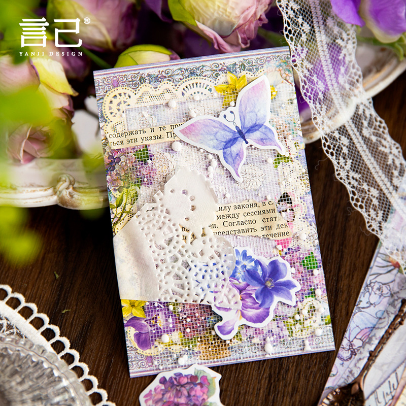 1pack/40pcs Large Size Vintage - Embellishments For Scrapbooking ulasan dan harga