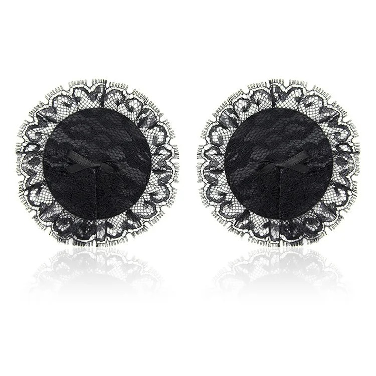 Lace Heart Nipple Pasties Reus - Tassel Fringe Trim ulasan dan harga