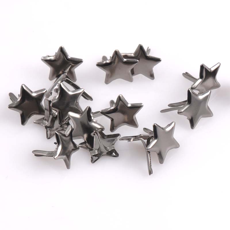 50PCs Mixed Pastel Star Brad S - Embellishments For Scrapbooking ulasan dan harga