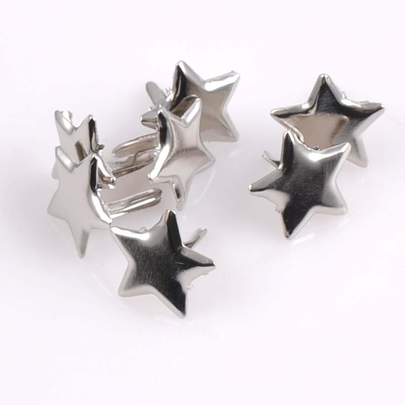 50PCs Mixed Pastel Star Brad S - Embellishments For Scrapbooking ulasan dan harga